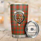 MacAuley Ancient Tartan Crest Tumbler